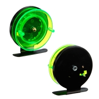 Катушка инерционная, металл пластик, диаметр 6.5 см, цвет черный-зеленый, 701 Катушка инерционная, металл пластик, диаметр 6.5 см, цвет черный-зеленый, 701