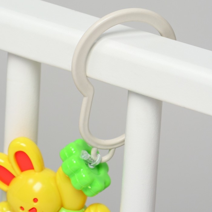 Растяжка на коляску/кроватку «Зайки», 4 игрушки, Крошка Я Растяжка на коляску/кроватку «Зайки», 4 игрушки, Крошка Я