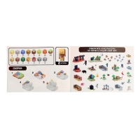 Конструктор UNICON &laquo;Магнитные кубики. Мой мир&raquo;, 2 фигурки, 80 деталей