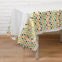 Скатерть &laquo;Цветные горошки&raquo;, 108х180 см