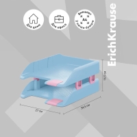 Набор из 2 лотков для бумаг с боковым креплением, ErichKrause Forte, Manga, микс Набор из 2 лотков для бумаг с боковым креплением, ErichKrause Forte, Manga, микс