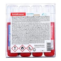 Ручка-корректор 12 мл, ErichKrause Arctic White, супер-белая, с металлическим наконечником Ручка-корректор 12 мл, ErichKrause Arctic White, супер-белая, с металлическим наконечником