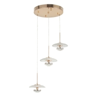 Светильник BayerLux "Галви" LED 36Вт 4000К золото 16х16х19-110 см Светильник BayerLux "Галви" LED 36Вт 4000К золото 16х16х19-110 см