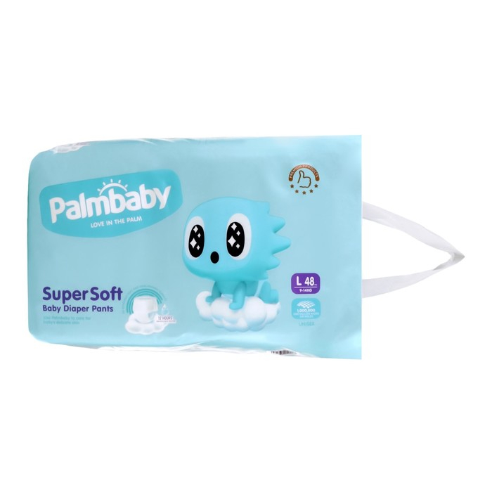 Подгузники-трусики ЭлараKIDS Palmbaby Premium (9-14 кг), 48шт Подгузники-трусики ЭлараKIDS Palmbaby Premium (9-14 кг), 48шт