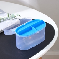 Органайзер для хранения со вставкой, 15&times;7,5&times;10 см, цвет МИКС