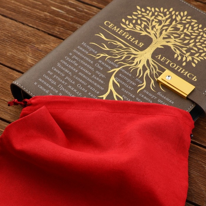 Родословная книга со встроенной флешкой 16 Gb &laquo;Семейная летопись&raquo;, 17,5 х 23 см..