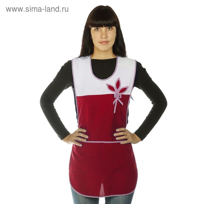 Фартук габардин, р. 42-50, рост 170-176, цвет бордовый Фартук габардин, р. 42-50, рост 170-176, цвет бордовый