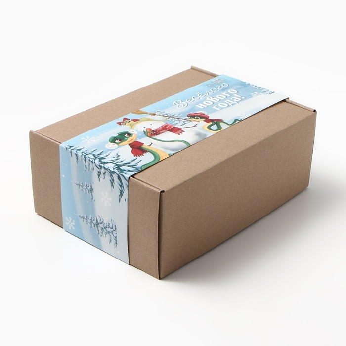 Набор подарочный "Весёлого Нового года" плед и акс