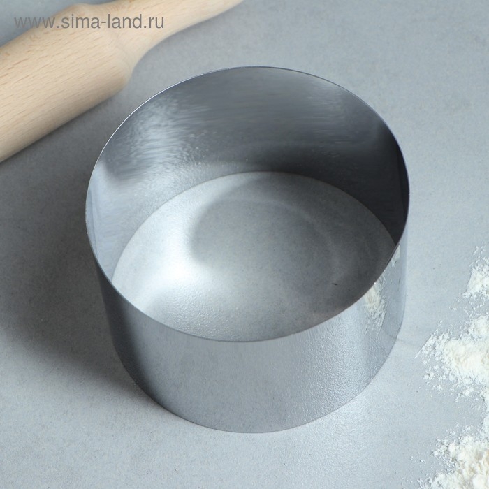 Форма для выпечки и выкладки &laquo;Круг&raquo;, d-10, h-6,5 см