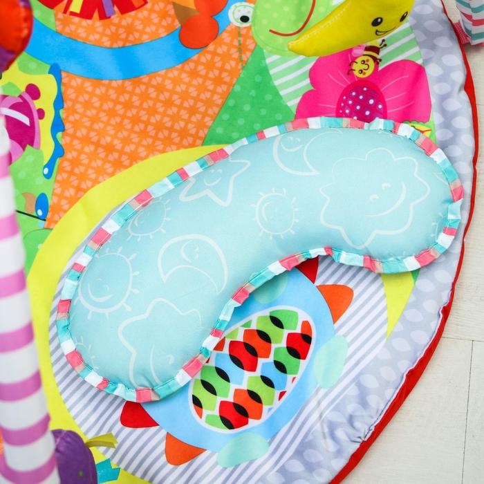 Развивающий коврик с дугами «Ежик на прогулке», 70x70 см, Крошка Я Развивающий коврик с дугами «Ежик на прогулке», 70x70 см, Крошка Я