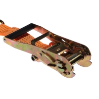 Стяжка груза с механизмом, ширина ленты 50 мм, нагрузка 3000 кг, длина 6 м Стяжка груза с механизмом, ширина ленты 50 мм, нагрузка 3000 кг, длина 6 м