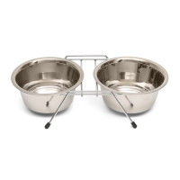 Набор из 2 мисок на подставке, 2 х 800 мл Набор из 2 мисок на подставке, 2 х 800 мл
