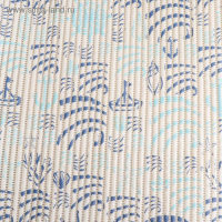 Коврик для ванной комнаты &laquo;Морские знаки&raquo;, ширина 65 см, рулон 2 м, цвет белый