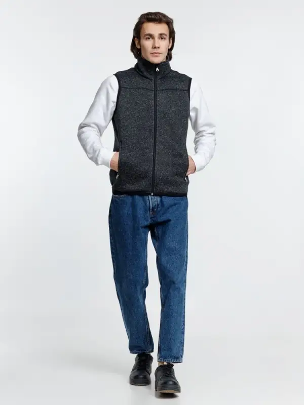 Жилет унисекс Gotland, черный, размер S