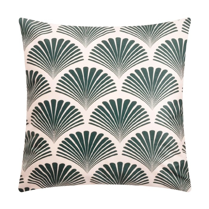 Наволочка декоративная Этель &laquo;Пальма&raquo; 40х40 см, велюр, 100% п/э