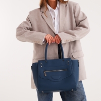 Сумка женская тоут, на молнии, цвет синий Сумка женская тоут, на молнии, цвет синий