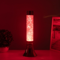 Лава-лампа "Цилиндр" 1х30Вт Е14-R39 (блестки) красный 12х12х37см Лава-лампа "Цилиндр" 1х30Вт Е14-R39 (блестки) красный 12х12х37см