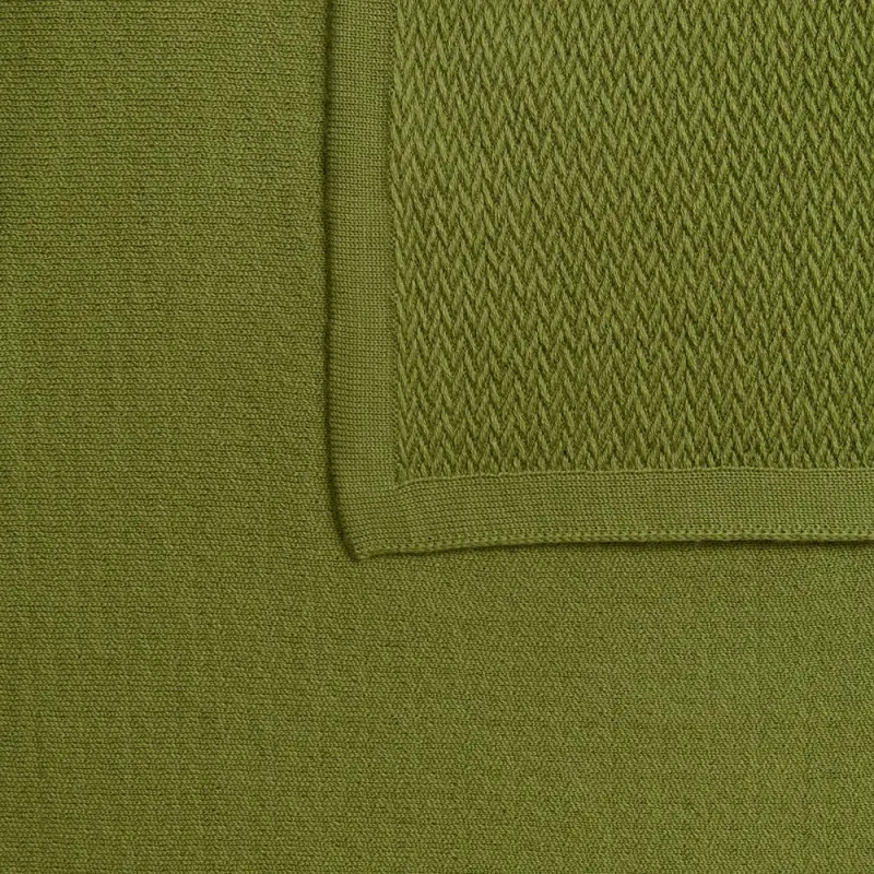 Плед Ornato, зеленый (лавровый)