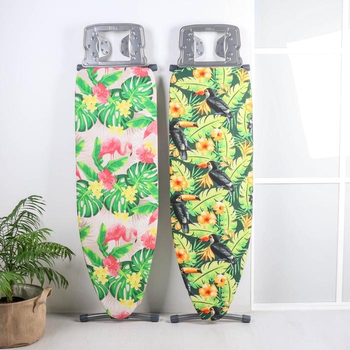 Доска гладильная Nika, 122&times;40 см, регулируемая высота до 90 см, микс