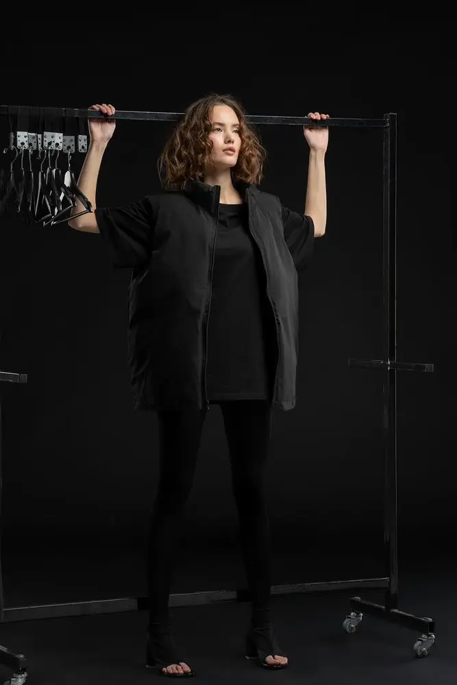 Жилет двусторонний V2, черный, размер M/L