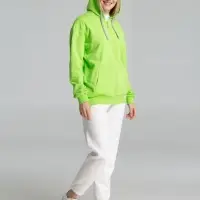 Толстовка на молнии с капюшоном Unit Siverga зеленое яблоко, размер XS