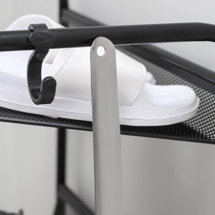 Ложка для обуви Доляна, металлическая, 60&times;4,5 см, нержавеющая сталь