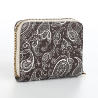 Кошелёк женский на молнии, цвет чёрный Кошелёк женский на молнии, цвет чёрный