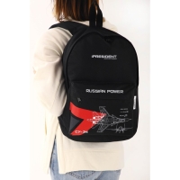 Рюкзак &laquo;Power&raquo; Putin team, 29 x 13 x 44 см, отд на молнии, н/карман, черный