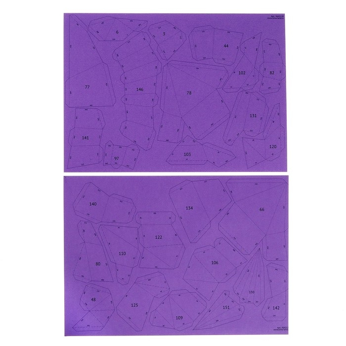 Конструктор полигональный &laquo;Дракон&raquo;, 151 деталь