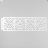 Трафарет бордюрный пластик "Геометрический орнамент" 40х12 см