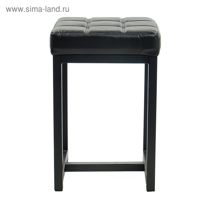 Табурет "Лофт 4", Чёрный/Чёрный