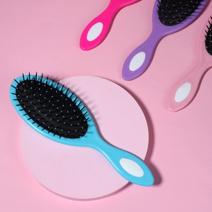 Расчёска массажная, 7 × 22 см, цвет МИКС Расчёска массажная, 7 × 22 см, цвет МИКС