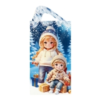 &laquo;Четырехгранка большая "Детвора" с анимацией&raquo; 750 гр Новогодний подарочный набор №347