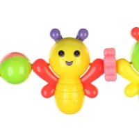 Растяжка на коляску/кроватку &laquo;Веселые бабочки&raquo;, 4 игрушки, Крошка Я