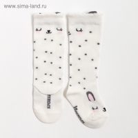 Гольфы Крошка Я &laquo;Зайка&raquo; 10-12 см, цвет молочный