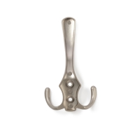 Крючок мебельный ТУНДРА TKT004, трехрожковый, сатиновый никель Крючок мебельный ТУНДРА TKT004, трехрожковый, сатиновый никель