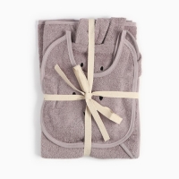 Набор Крошка Я (полотенце-уголок, рукавица, нагрудник), розовый, 100% хл, 360 гр/м2 Набор Крошка Я (полотенце-уголок, рукавица, нагрудник), розовый, 100% хл, 360 гр/м2