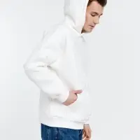 Худи оверсайз унисекс Go Easy, молочно-белое, размер L Худи оверсайз унисекс Go Easy, молочно-белое, размер L