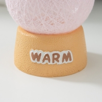 Ночник "Бурундучок" LED от батареек бежевый 6х6х10 см RISALUX