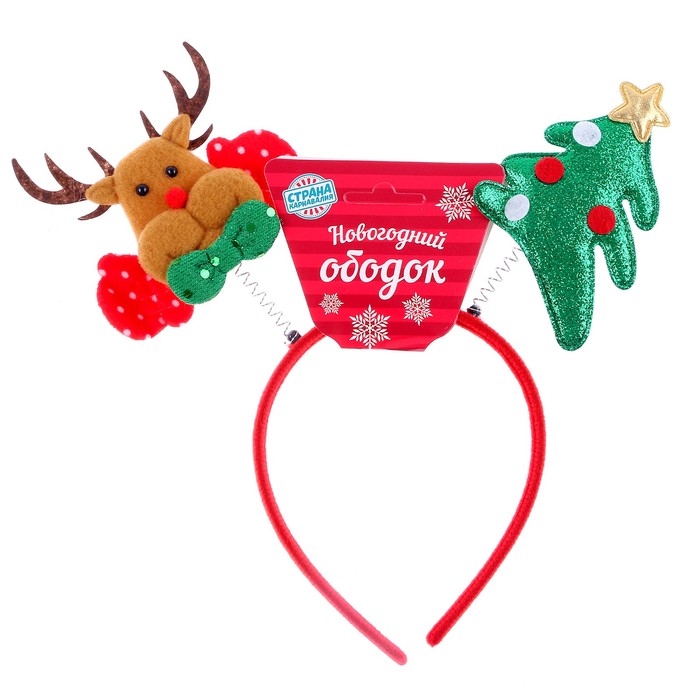 Карнавальный ободок &laquo;Новый год&raquo;, виды МИКС