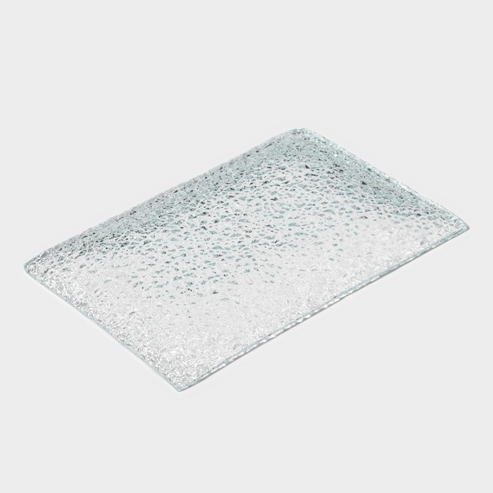 Блюдо стеклянное сервировочное Доляна &laquo;Акцент&raquo;, 15,5&times;10,5 см