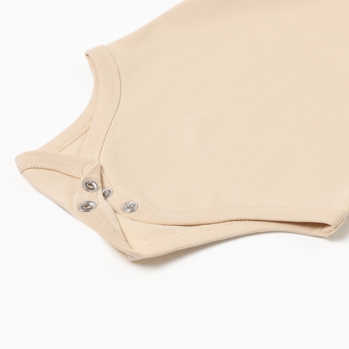 Боди детское с рюшами MINAKU "Nature", цвет бежевый, рост 68-74 см