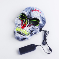 Карнавальная маска &laquo;Череп&raquo;, световая