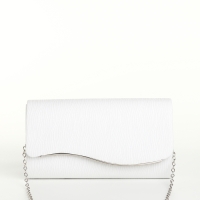 Сумка-клатч на магните, цвет белый