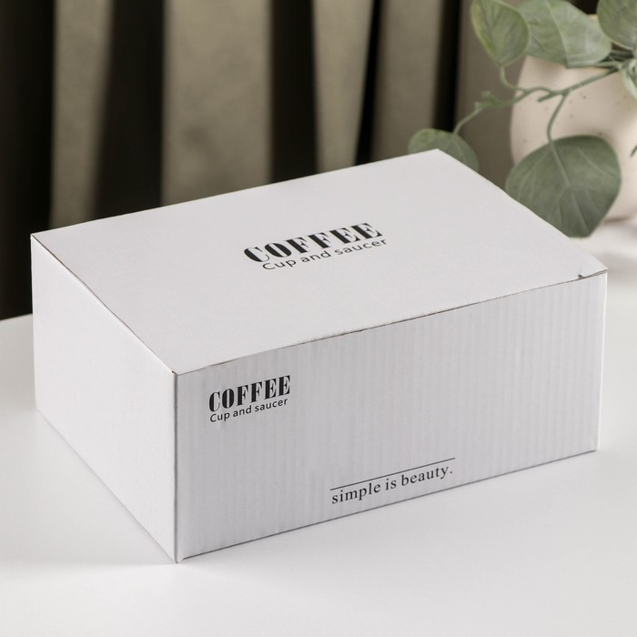 Чайная пара керамическая «Котик», 3 предмета: чашка 200 мл, блюдце 18,5×13,5 см, ложка Чайная пара керамическая «Котик», 3 предмета: чашка 200 мл, блюдце 18,5×13,5 см, ложка