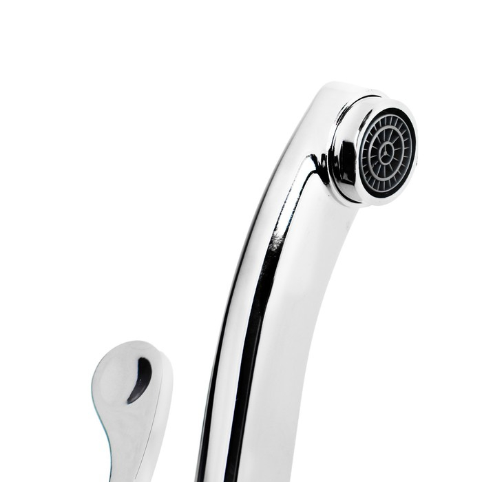 Смеситель для кухни Смеситель для кухни "ЦС-СМ" ЭП401005, однорычажный, хирургический, на шпильке, хром