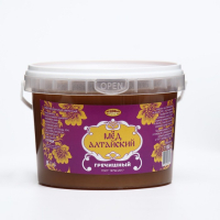 Мёд алтайский Гречишный натуральный, 1100 г Мёд алтайский Гречишный натуральный, 1100 г