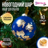 Набор для опытов &laquo;Новогодний шар&raquo;, ёлочная игрушка, диаметр 10 см
