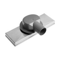 Трап AFLORN AF20410-30,d=50 мм,горизонтальный,c флaнцeм своб.вращ.360&deg;,100х300мм,нерж.сталь