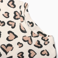 Пижама детская (футболка и брюки) KAFTAN Leo love размер 30 (98-104см)